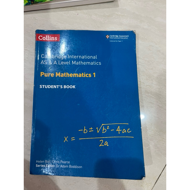 Jual preloved collins cambridge international AS & A level mathematics ...