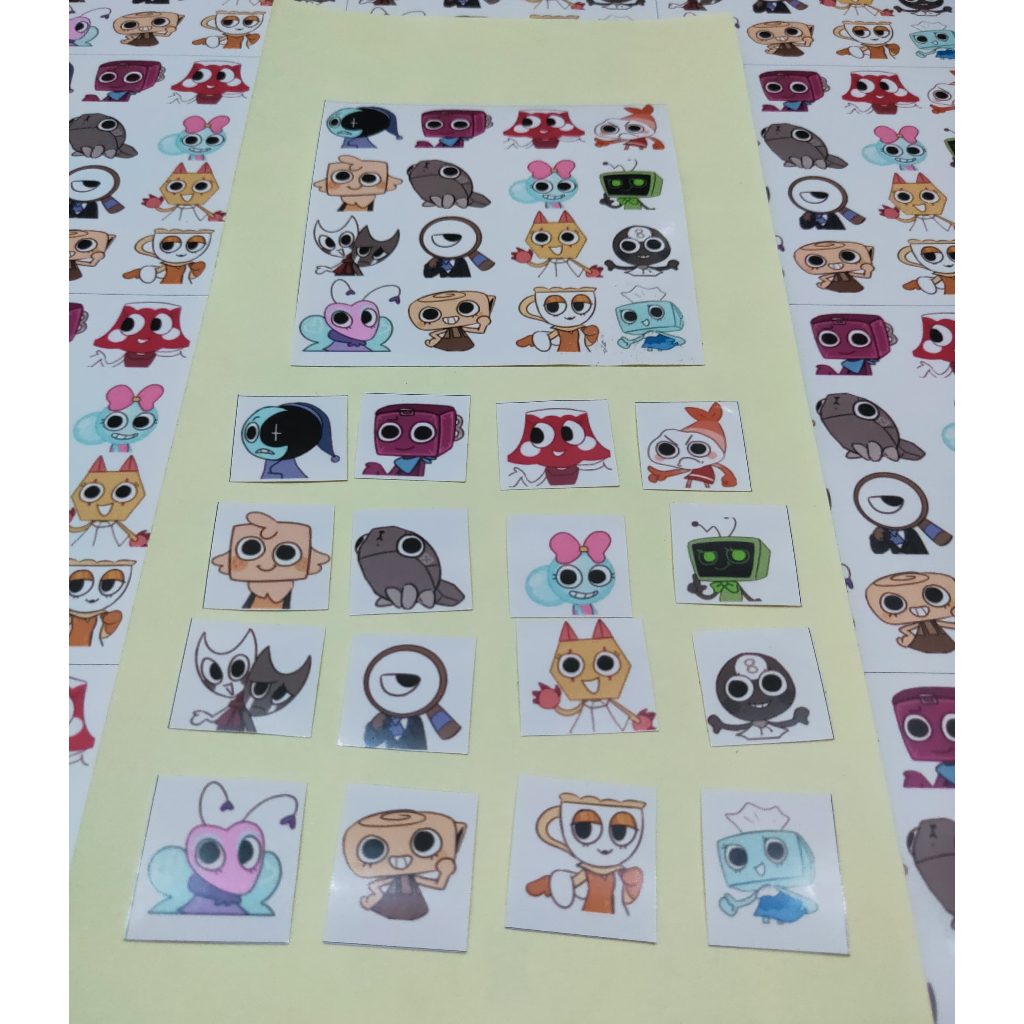 Jual DANDYS WORLD Roblox STICKER lembaran Set Isi 16pcs STIKER TEMPELAN ...