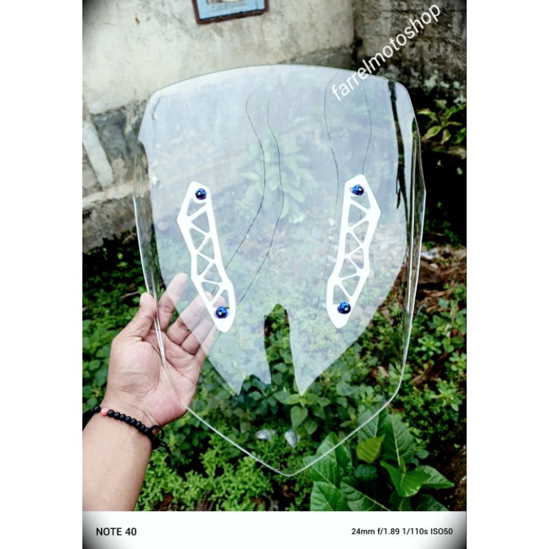 Jual VISOR NMAX NEW DENGAN PERMANIS BAUT TITANIUM | Shopee Indonesia