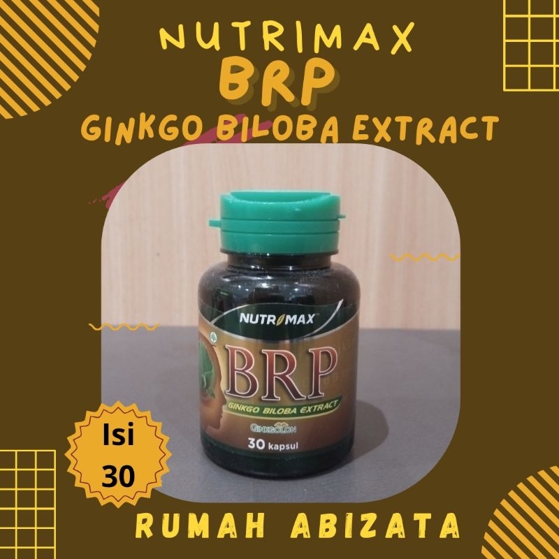 Jual NUTRIMAX BRP GINKGO BILOBA EXTRACT - 30 Tablet | Shopee Indonesia