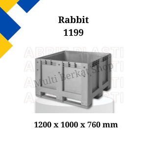 Jual Rabbit Keranjang Container Box Industri Plastik 1199 Termurah ...