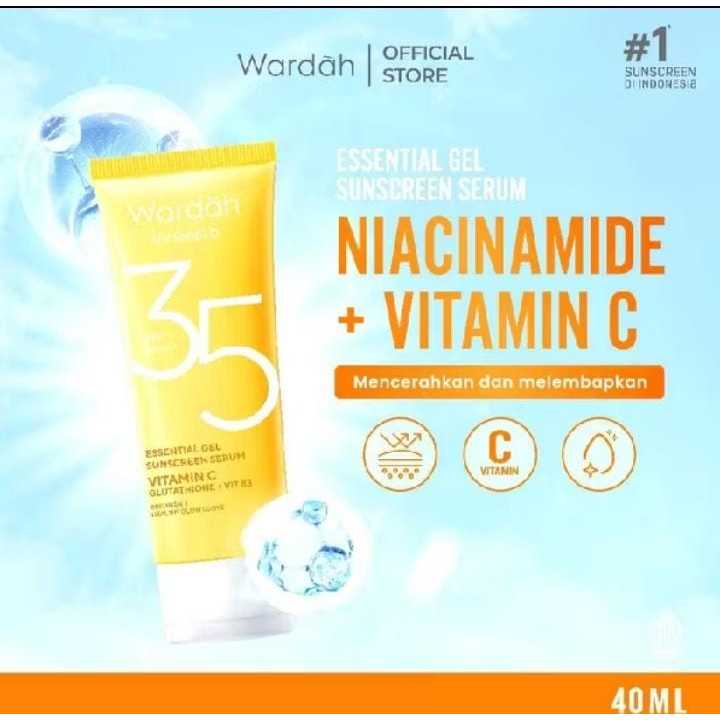 Jual Ukuran Besar Wardah UV Shield Essential Sunscreen Gel SPF35 40 ml ...