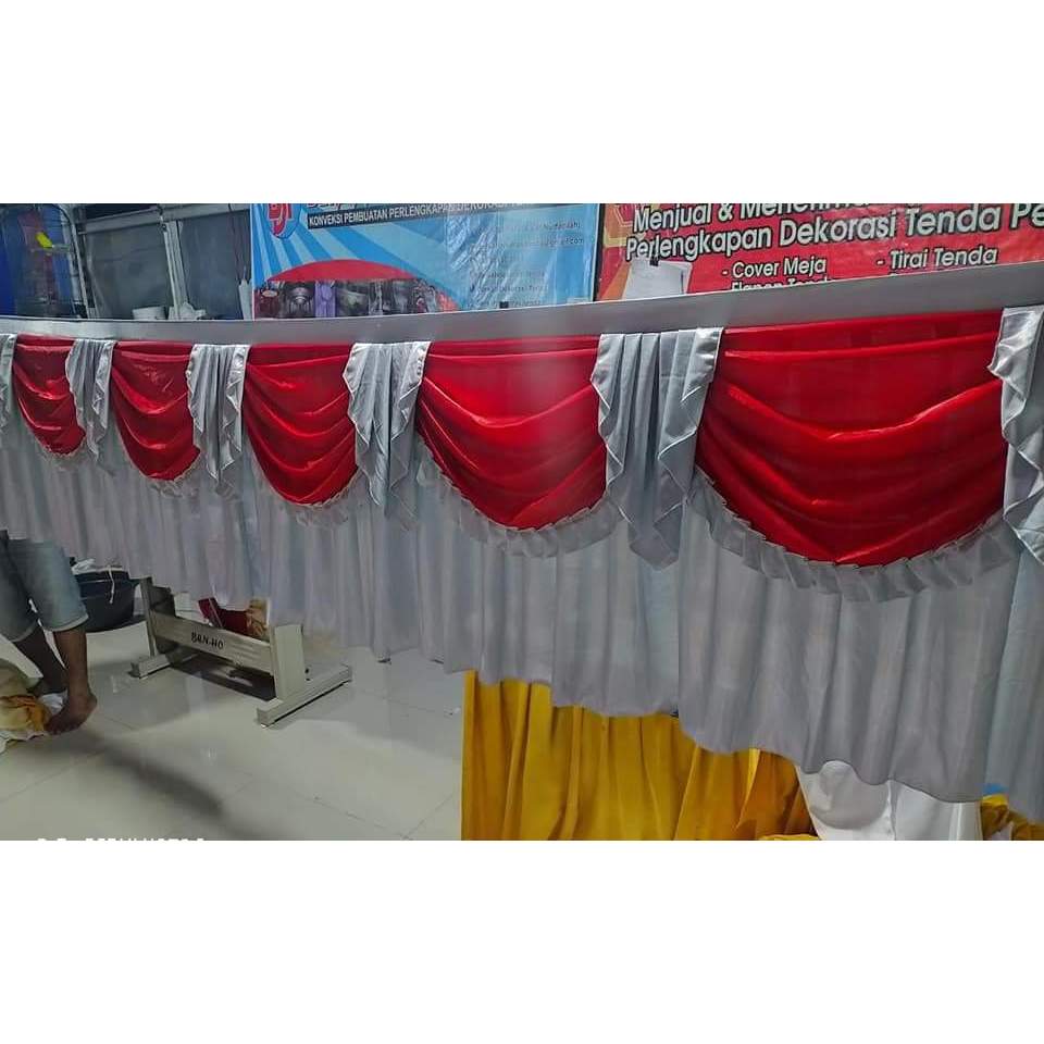 Jual Rumbai Tenda Dekor Merah Putih-Custom | Shopee Indonesia