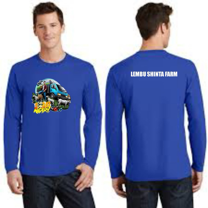 Jual KAOS LENGAN PANJANG SOBAT NGARIT GAMBAR TRUCK DAN ORANG BERSAMA