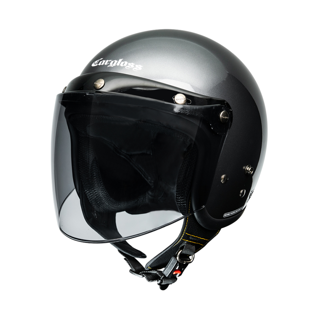 Jual Cargloss CFM Retro Visor Pet Helm Half Face - Anchor Grey | Shopee ...