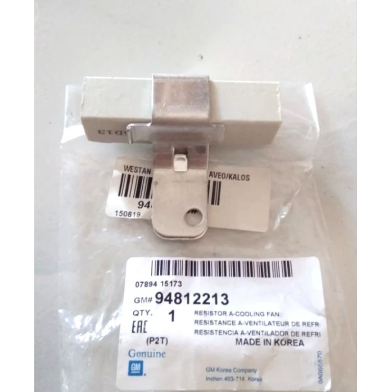 Jual Westan Resistor Cooling Fan Chevrolet Aveo Old Lova Kalos Optra ...