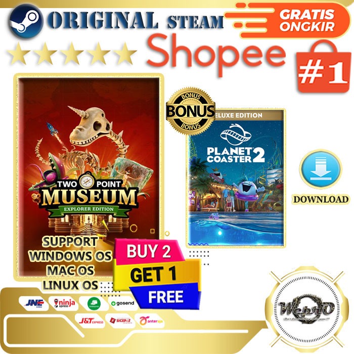 Jual Two Point Museum Explorer Edition Steam - Game PC Original ...