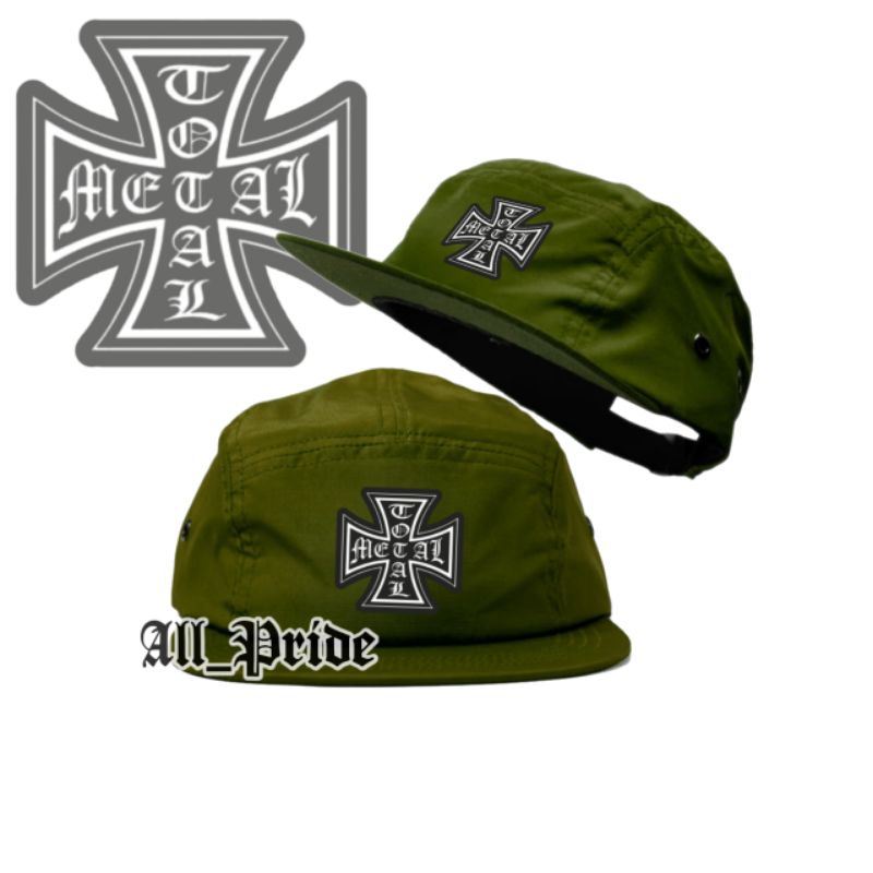 Jual Topi 5 Panel Snapback Total Metal - Five Panel Snapback Hat Caps ...