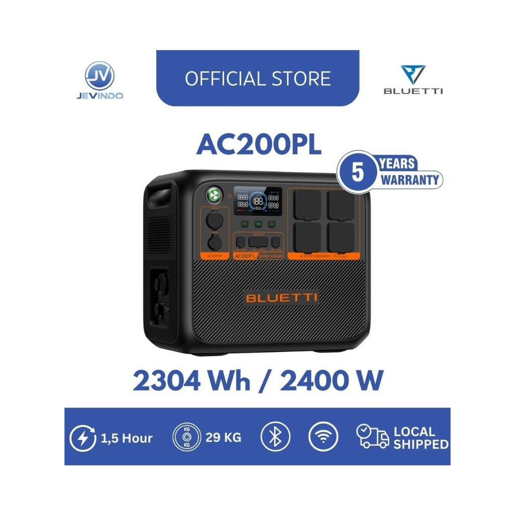 Jual BLUETTI AC200PL Portable Power Station | 2400W 2304Wh | Shopee ...