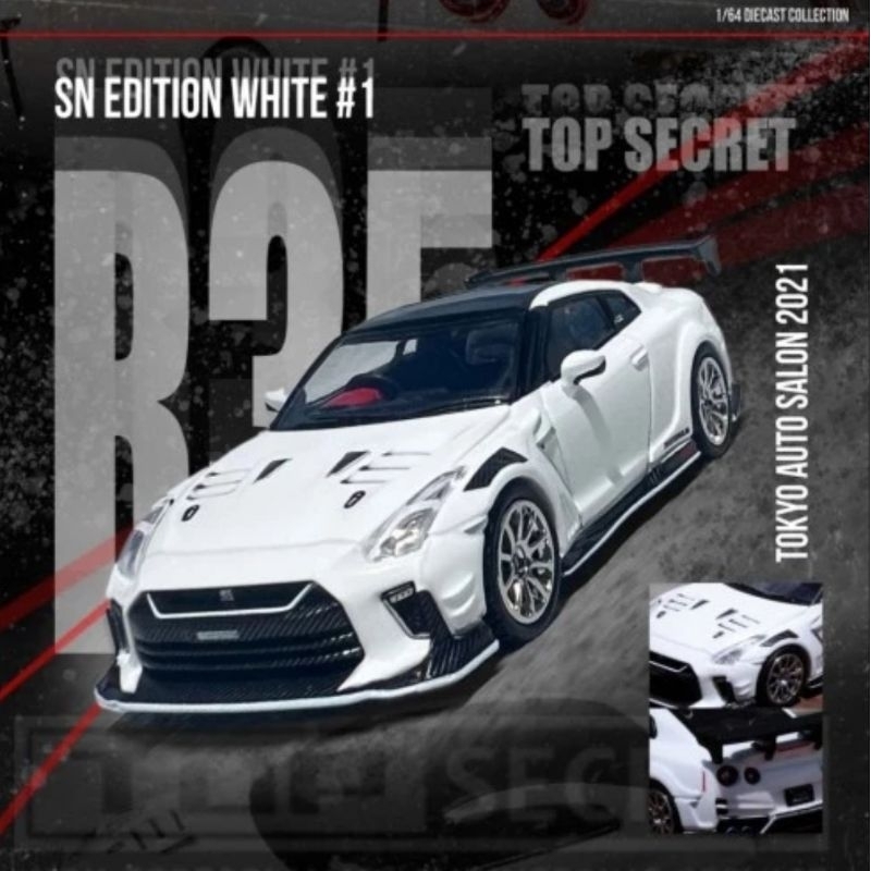 Jual inno64 NISSAN GTR R35 Nismo top secret 2021 TOKYO AUTO SALON putih