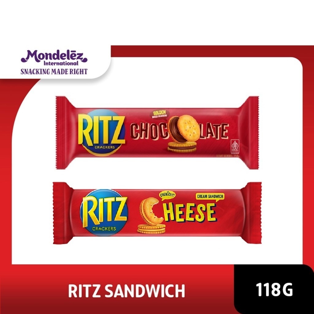 Jual Ritz Crackers Chocolate Cheese Ritz Biskuit Crackers Keju Coklat ...
