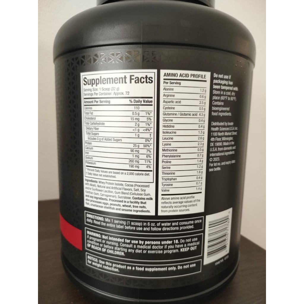 Jual MuscleTech ISO Whey 5LB 2,3kg Muscletech Isolate ISOWHEY WPI Whey ...