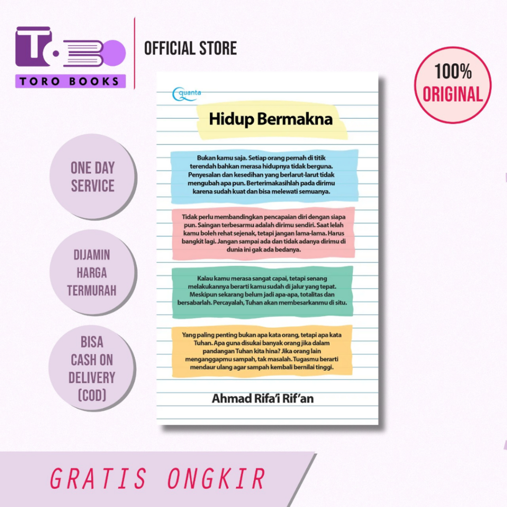 Jual Hidup Bermakna - Ahmad Rifai Rifan | Shopee Indonesia