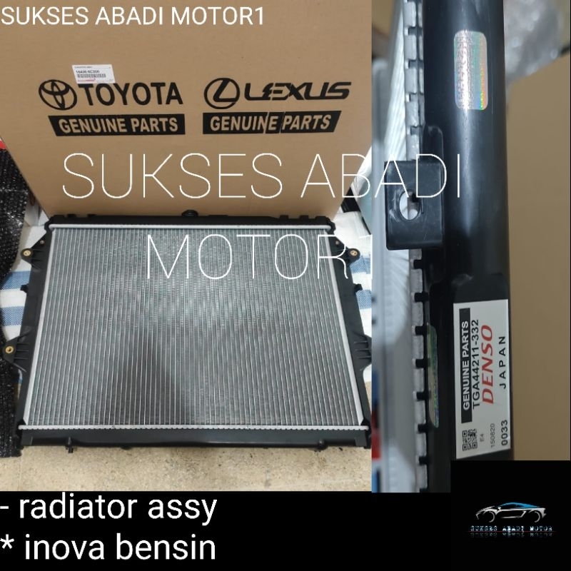 Jual RADIATOR ASSY INNOVA INOVA BENSIN MANUAL ORIGINAL DENSO JAPAN ...