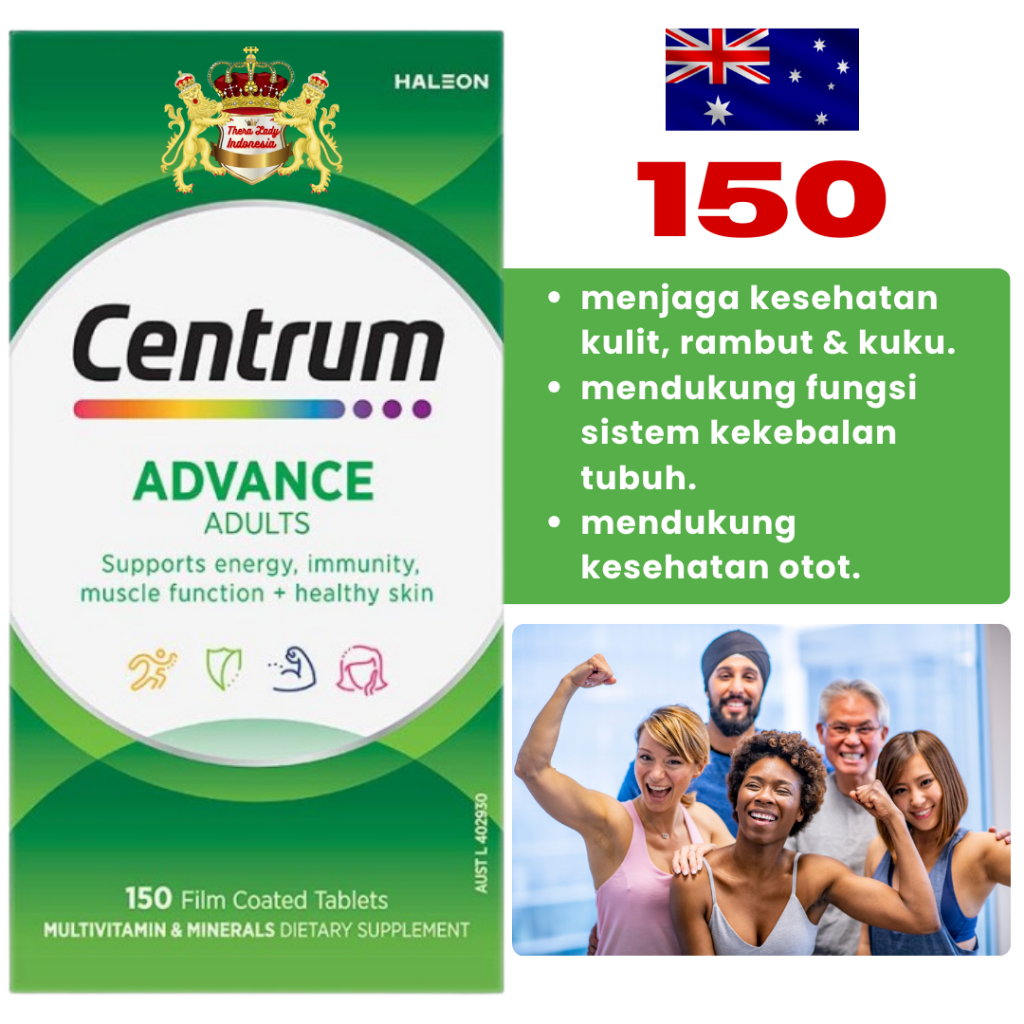 Jual Centrum Advance Adults Multivitamin 150 Tablet | Shopee Indonesia