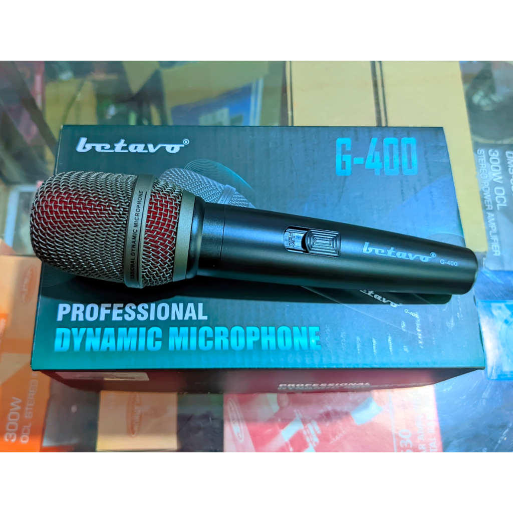 Jual MICROFON MIC BETAVO G-400 VOCAL MICROPHONE SUPER PEKA | Shopee ...