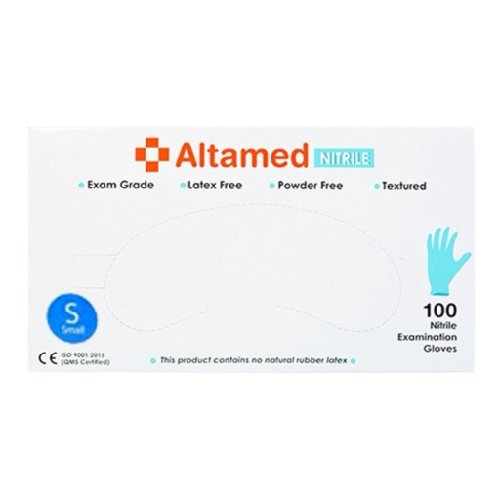 Jual Handscoon Nitril Altamed Free Powder Biru / Sarung Tangan Nitrile ...