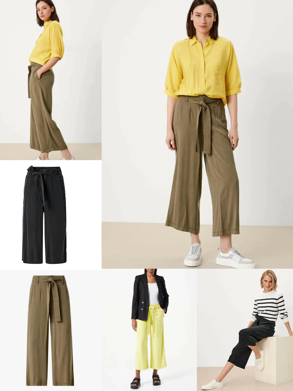 Celana Panjang S.Oliver Semi-Culotte Trousers (No Belt)  Semi-Kulot - 7603