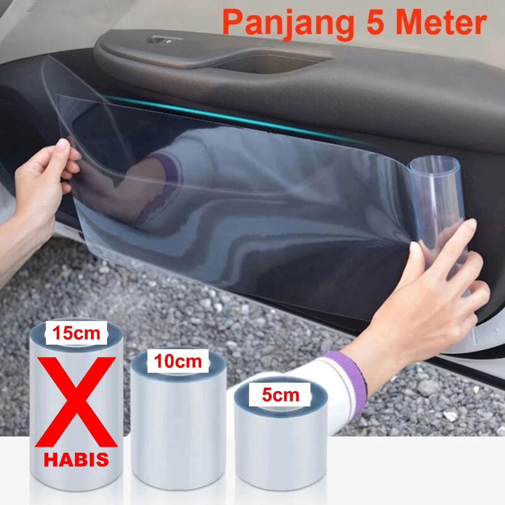 Jual STICKER ANTI GORES TRANSPARAN PELINDUNG BODY MOBIL / STIKER GEL ...