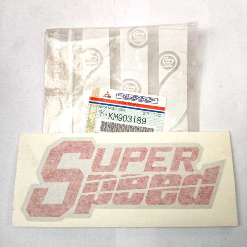 Jual STIKER SUPER SPEED CANTER 100% Original | Shopee Indonesia