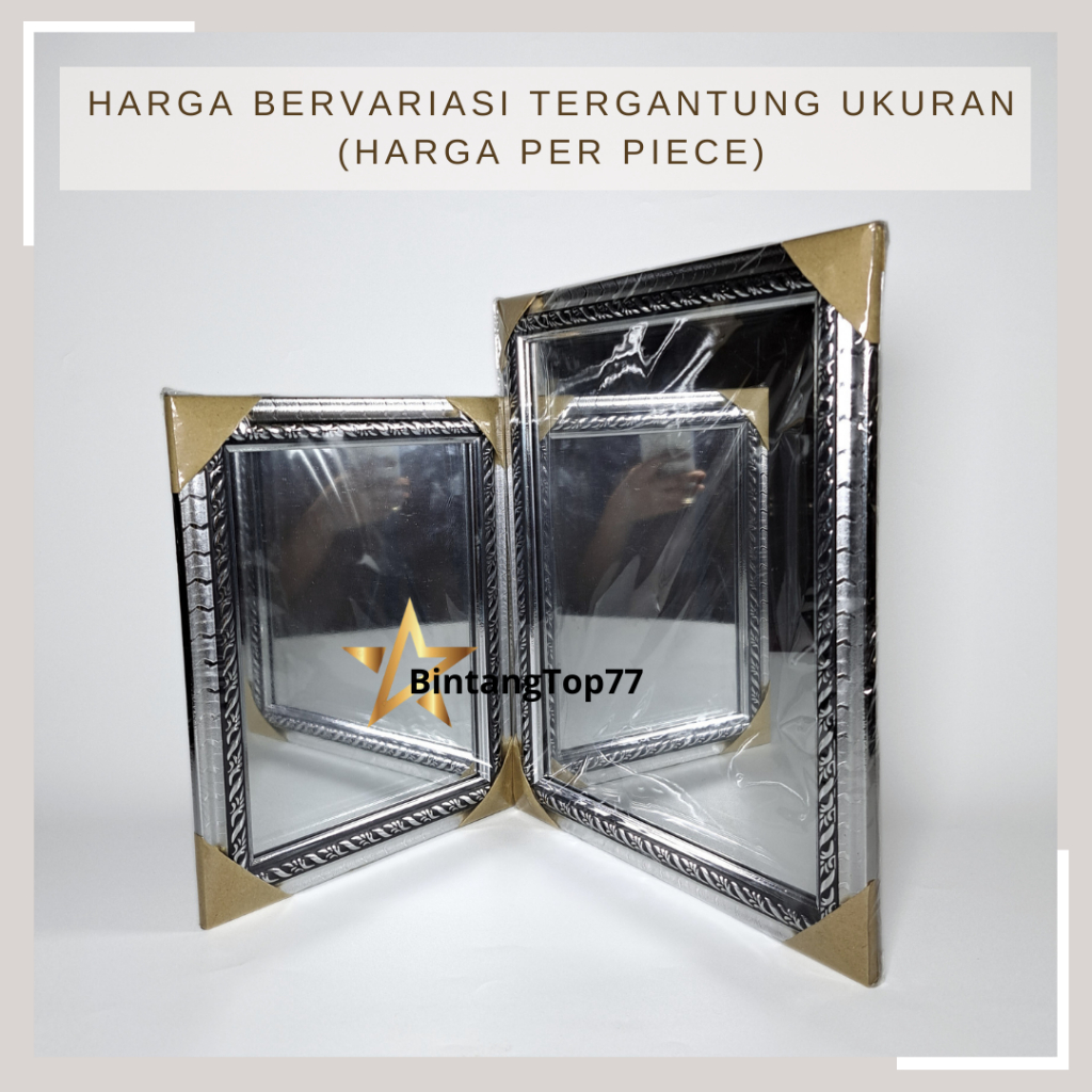 Jual [INSTANT ONLY] Cermin Dinding Bingkai Plastik (HARGA VARIATIF ...