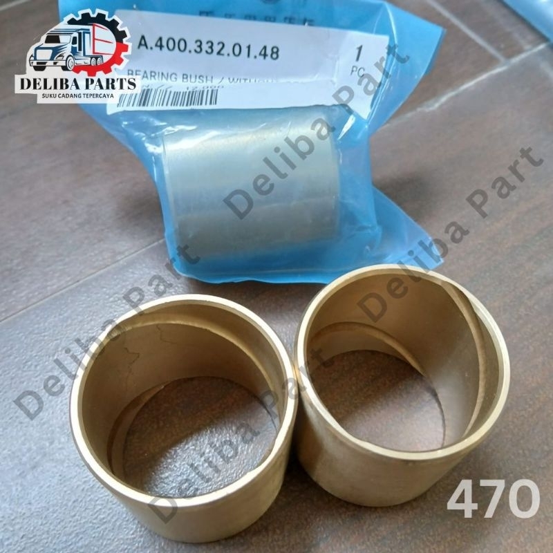 Jual Bushing King pin, bearing bush without collar Mercy Axor 1623 ...