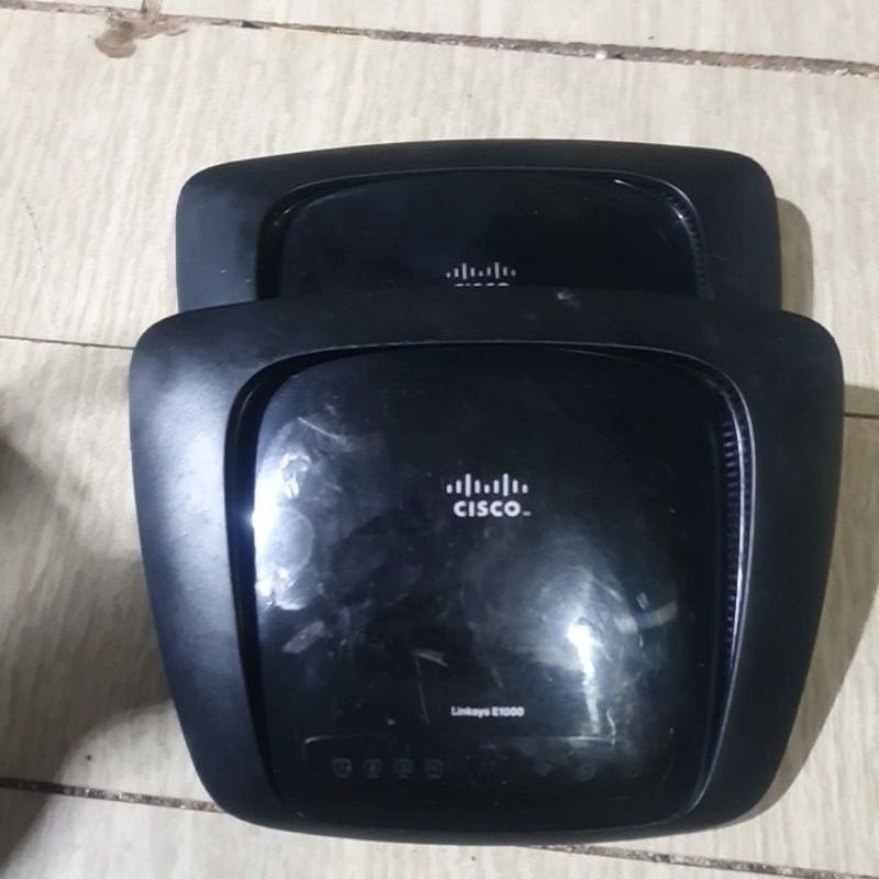Jual router cisco E1000 plus WRT54G2 V1 plus WAG120N | Shopee Indonesia
