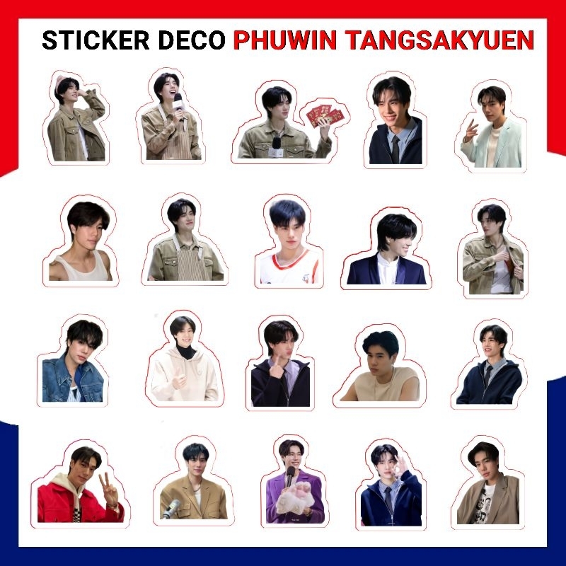 Jual Sticker Deco (GMMTV) PHUWIN TANGSAKYUEN | Shopee Indonesia