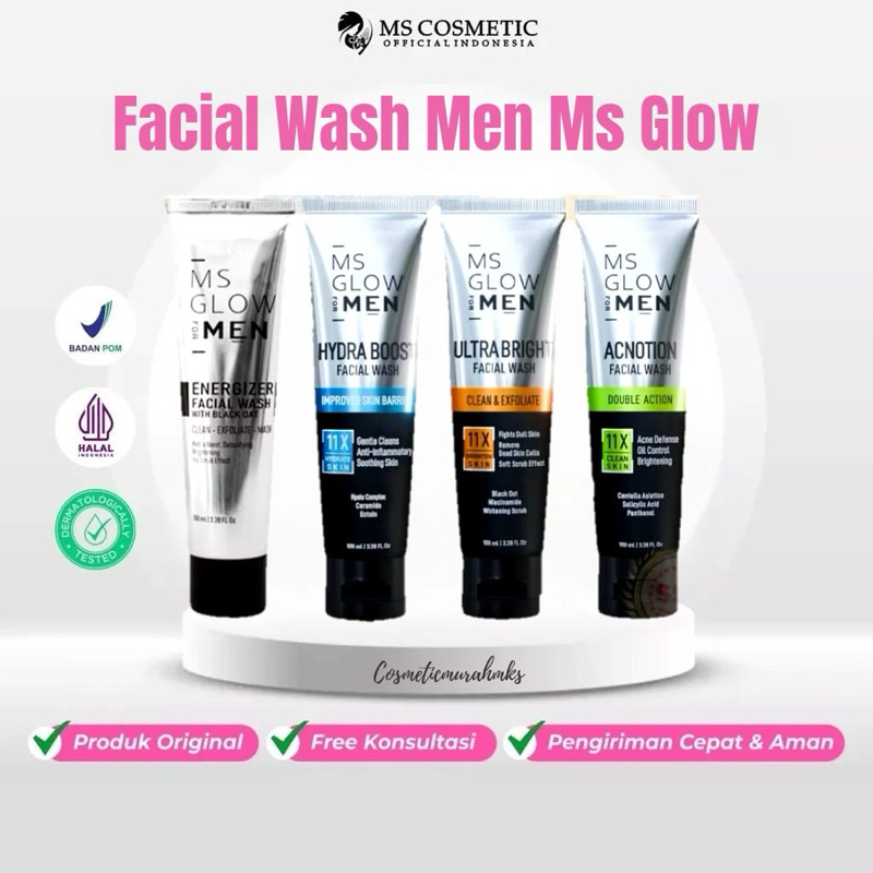 Jual Facial Wash Men Original 100% ( Bisa di Scan Barcode Exp.2027 ...