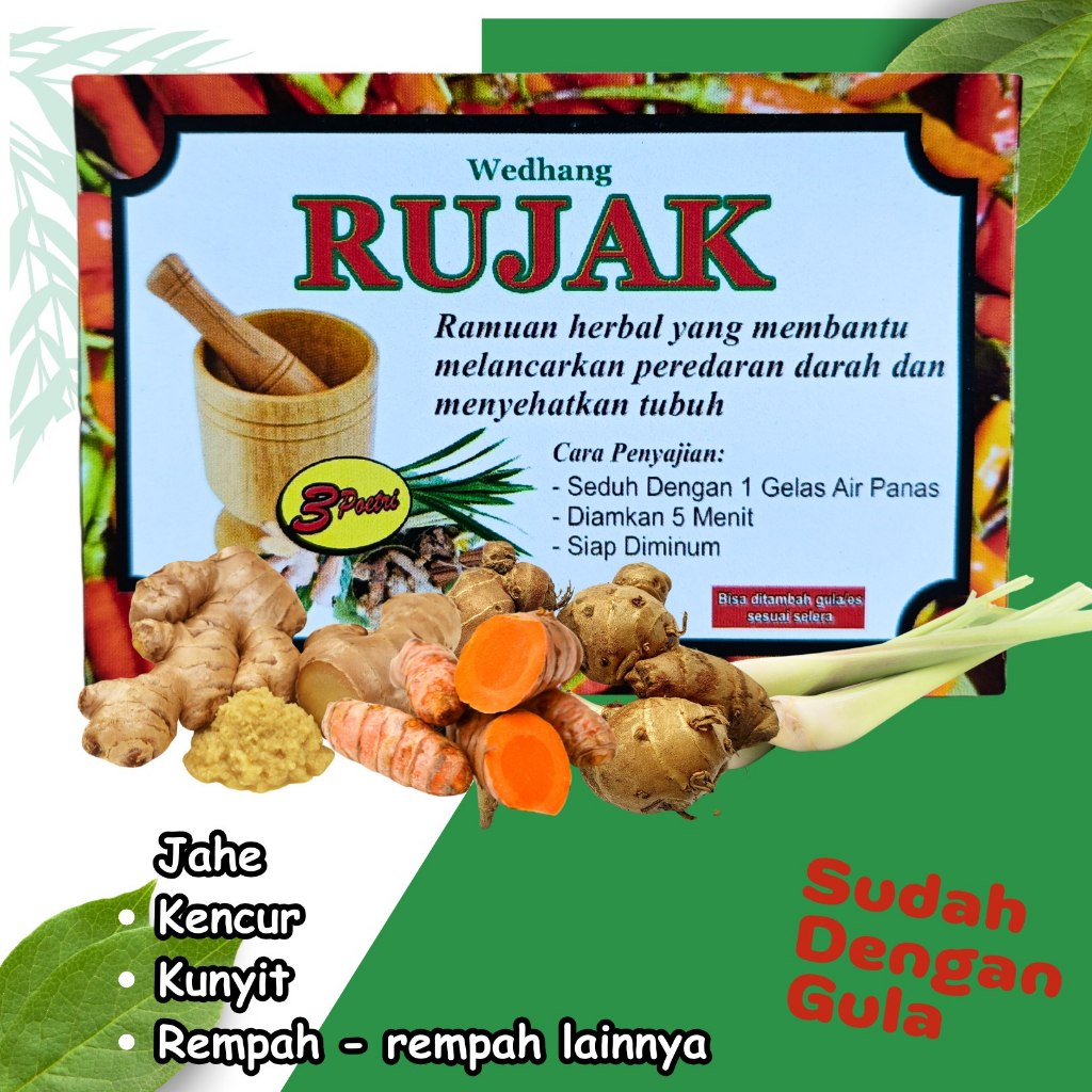 Jual Wedang Rempah Rujak - Wedang Rempah Untuk Flu, Batuk dan Demam ...