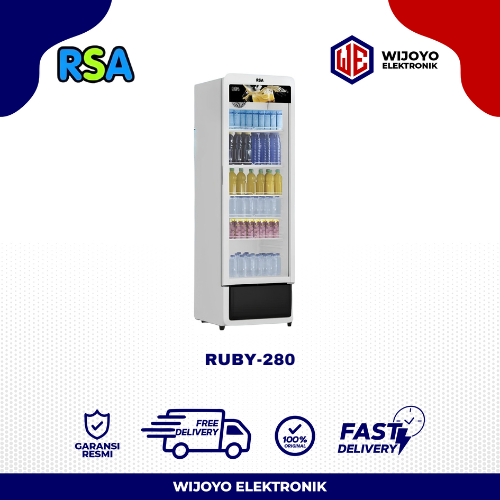 Jual RSA Showcase 1 Pintu 280L RUBY 280 / 280 Liter Garansi resmi ...