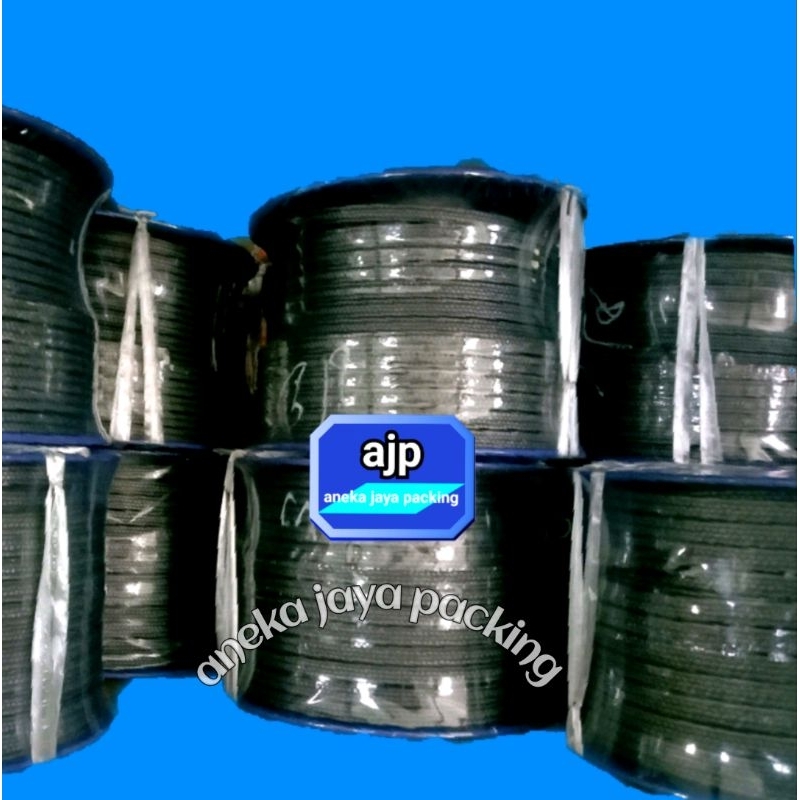 Jual gland packing 10mm (3/8 inch) gfo remes packing ptfe carbon teflon ...