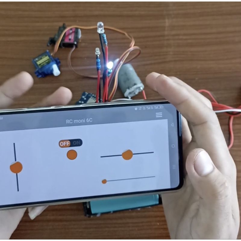 Jual Module RC WiFi 7 channel ( module saja) remote menggunakan ...