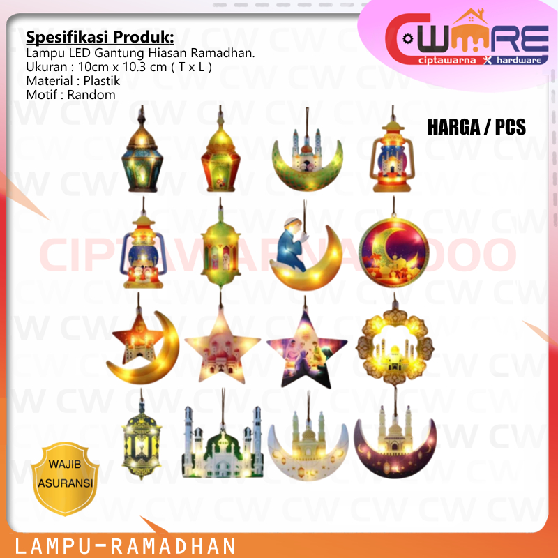 Jual Lampu Ramadhan Lampu Hiasan Gantung Lampu Kelap Kelip Aesthetic ...