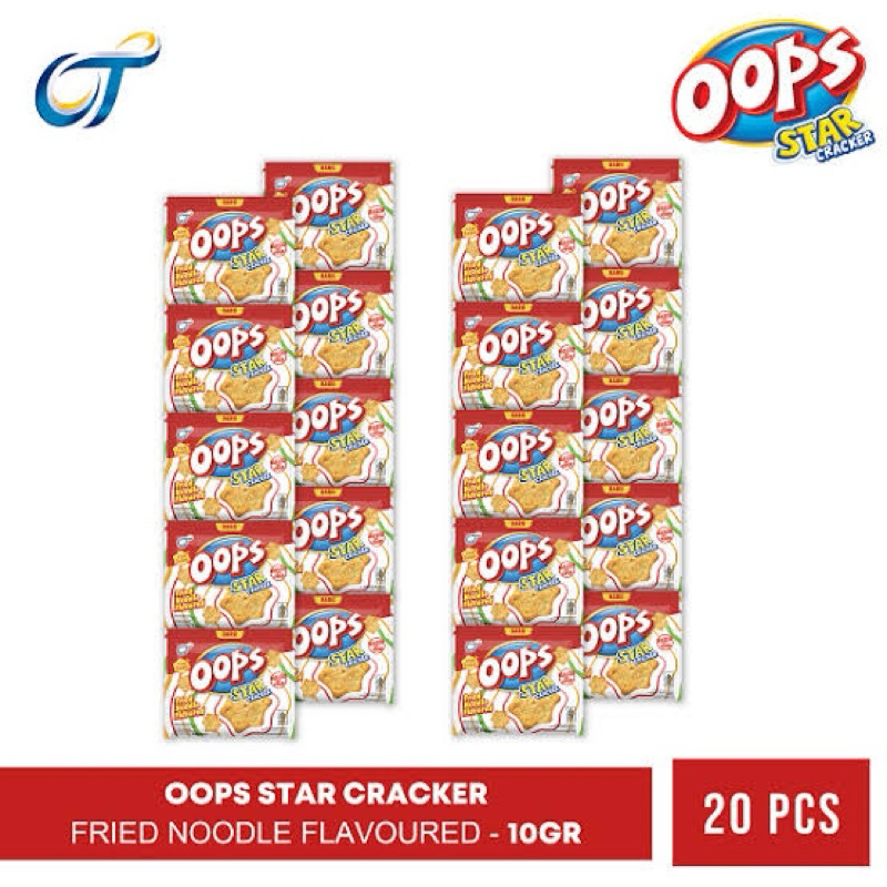 Jual SNACK JADUL OOPS STAR CRACKER[1 RENCENG ISI 10 BUNGKUS @10G ...