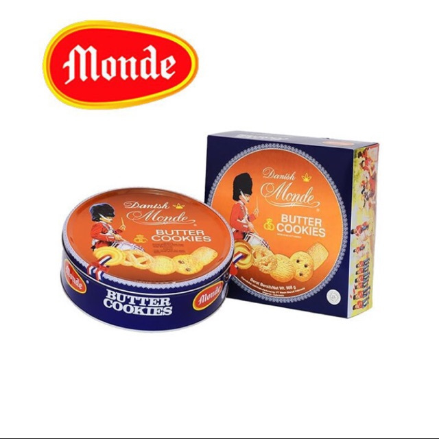 Jual MONDE BISCUIT BUTTER COOKIES KLG 454g | Shopee Indonesia