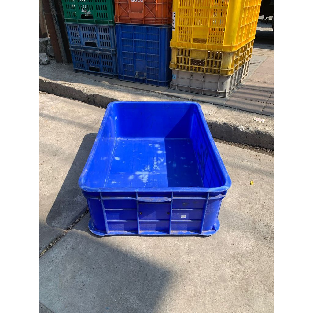 Jual WARNA RANDOM Baskom Bak Kucing Plastik Kotak Bak Kolam Ikan ...