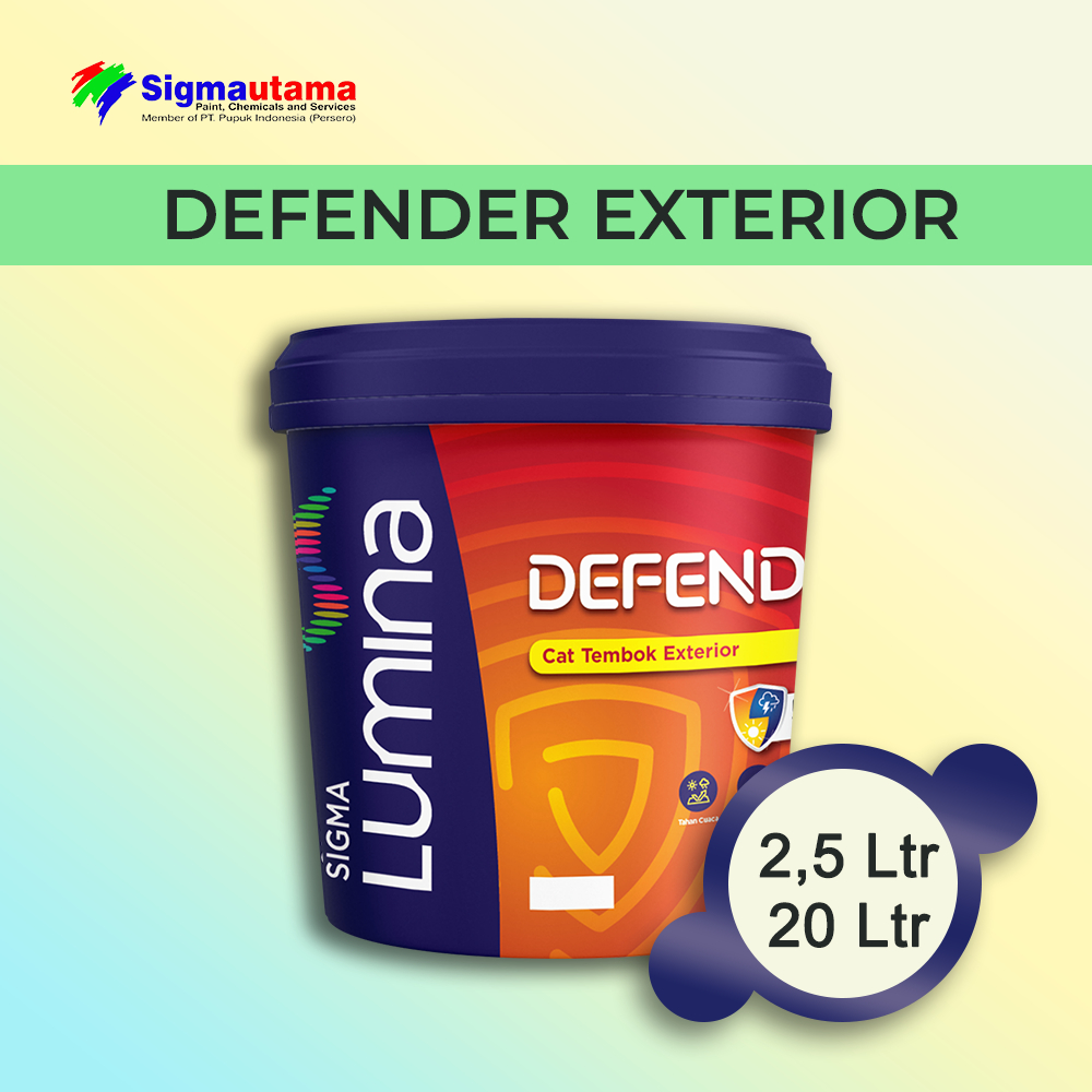 Jual SIGMA LUMINA DEFENDER 20 LTR / CAT DINDING EXTERIOR PREMIUM 20 LTR ...
