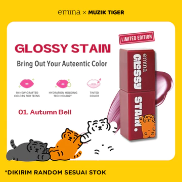 ❤ BELIA ❤ EMINA Glossy Stain 3g Moisturizing Lip Tint Gel Finishing Glossy