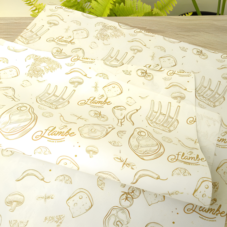 Jual CUSTOM Kertas Roti | Kertas Roti Foodgread | Wrapping Paper ...