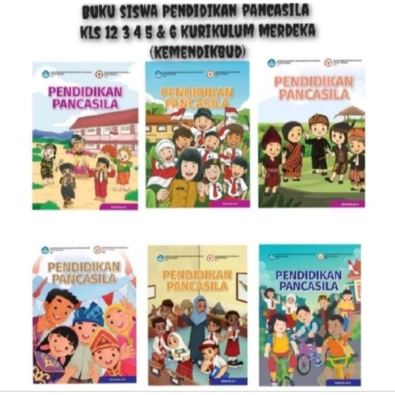 Jual Buku siswa Pendidikan Pancasila SD Kelas 1 2 3 4 5 6 Kurikulum ...