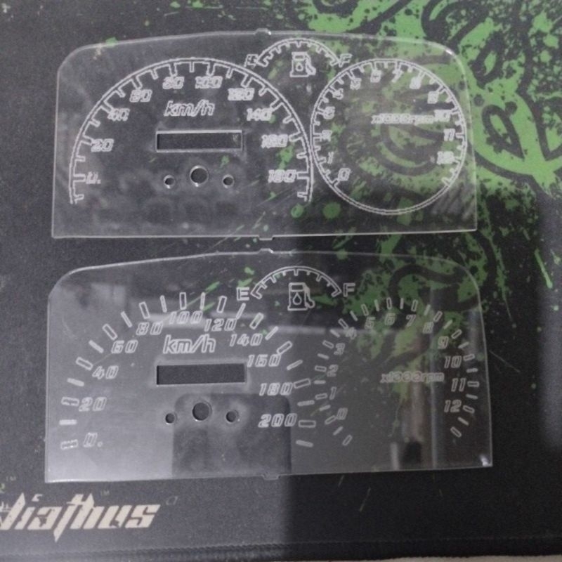 Jual panel papan speedometer f1zr custom grafir transparan | Shopee ...