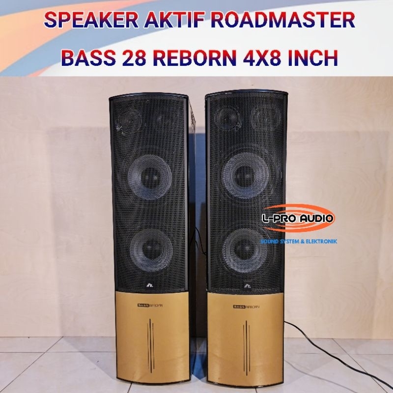Jual Speaker aktif ROADMASTER BASS 28 REBORN Bonus mic Shure SM58