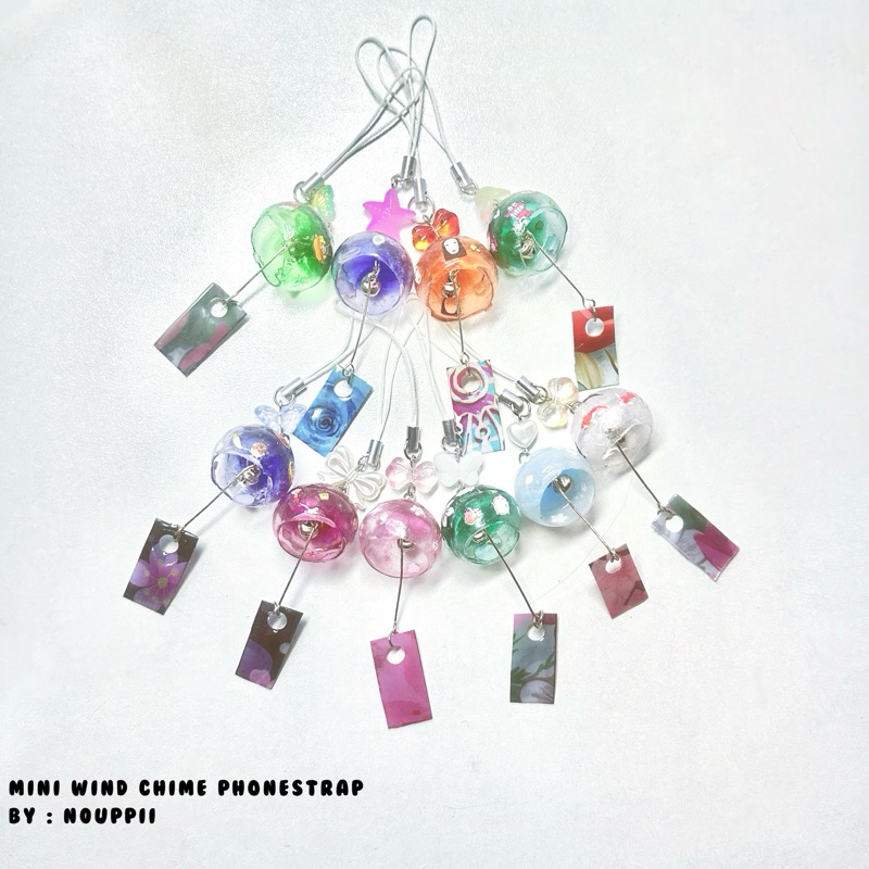 Jual Mini Wind Chime Phonestrap | Mini Wind Chime Keychain | Casing ...