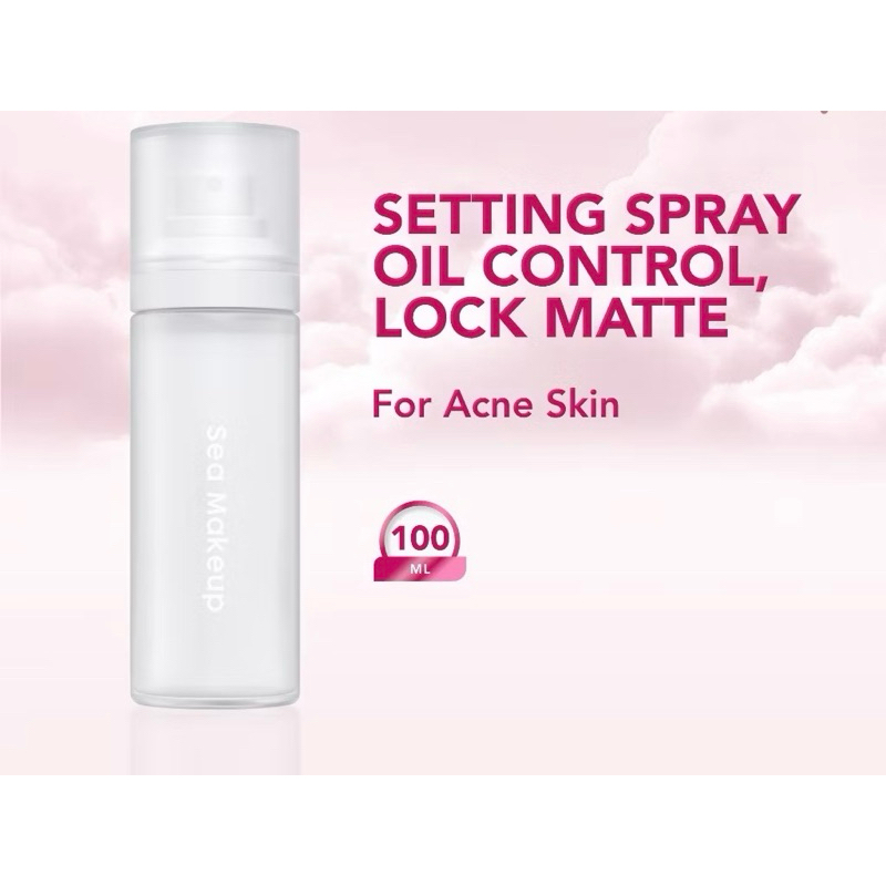 Jual Sea MakeUp Lock Matter Acne Setting Spray | Shopee Indonesia
