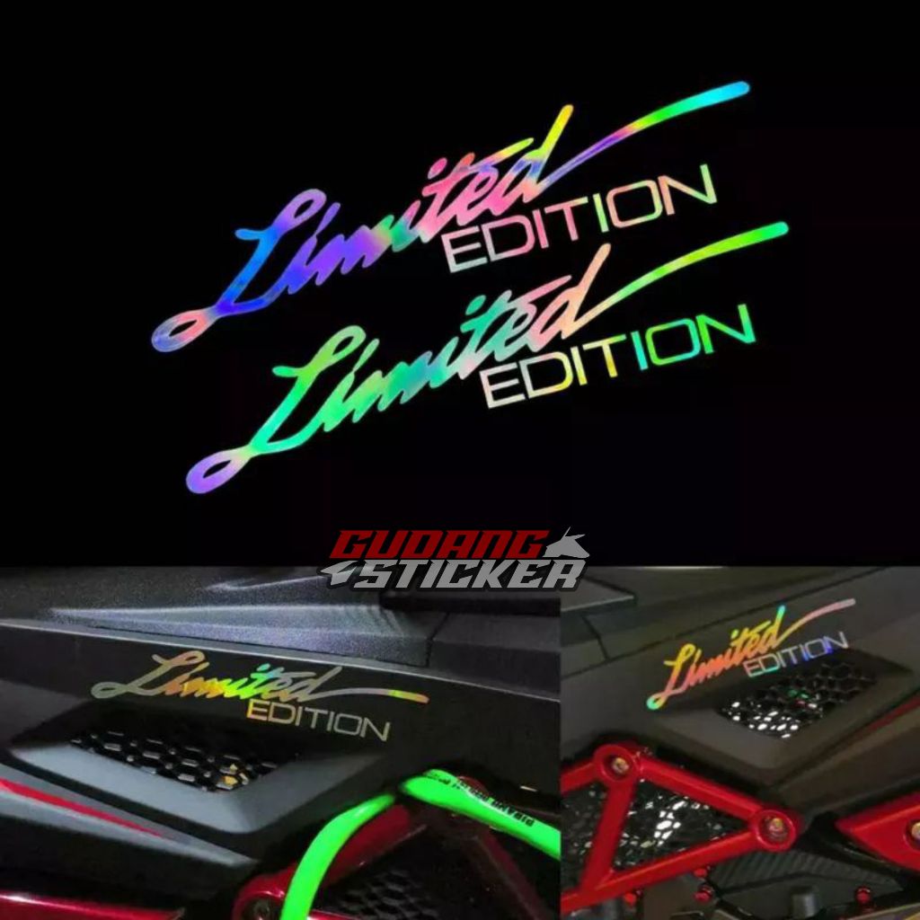 Jual Stiker limited edition cutting sticker variasi warna promo gudang ...