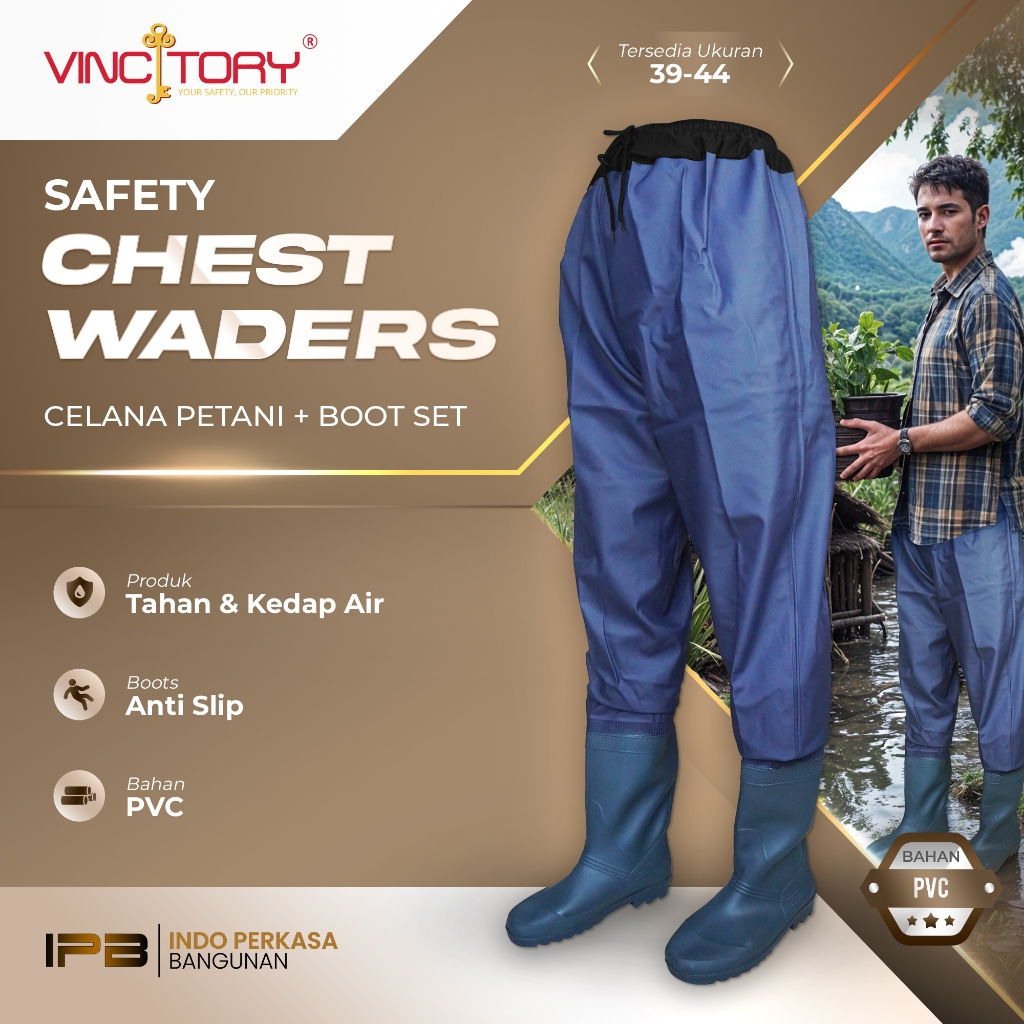 Jual VINCITORY SEPATU BOOTS KARET PETANI SAWAH PERKEBUNAN MANCING ...