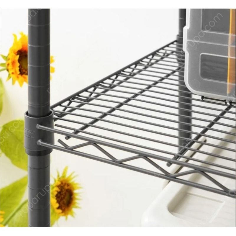 Jual krisbow rak besi wire rack rak kawat gudang adjustable 121 x 45 x ...