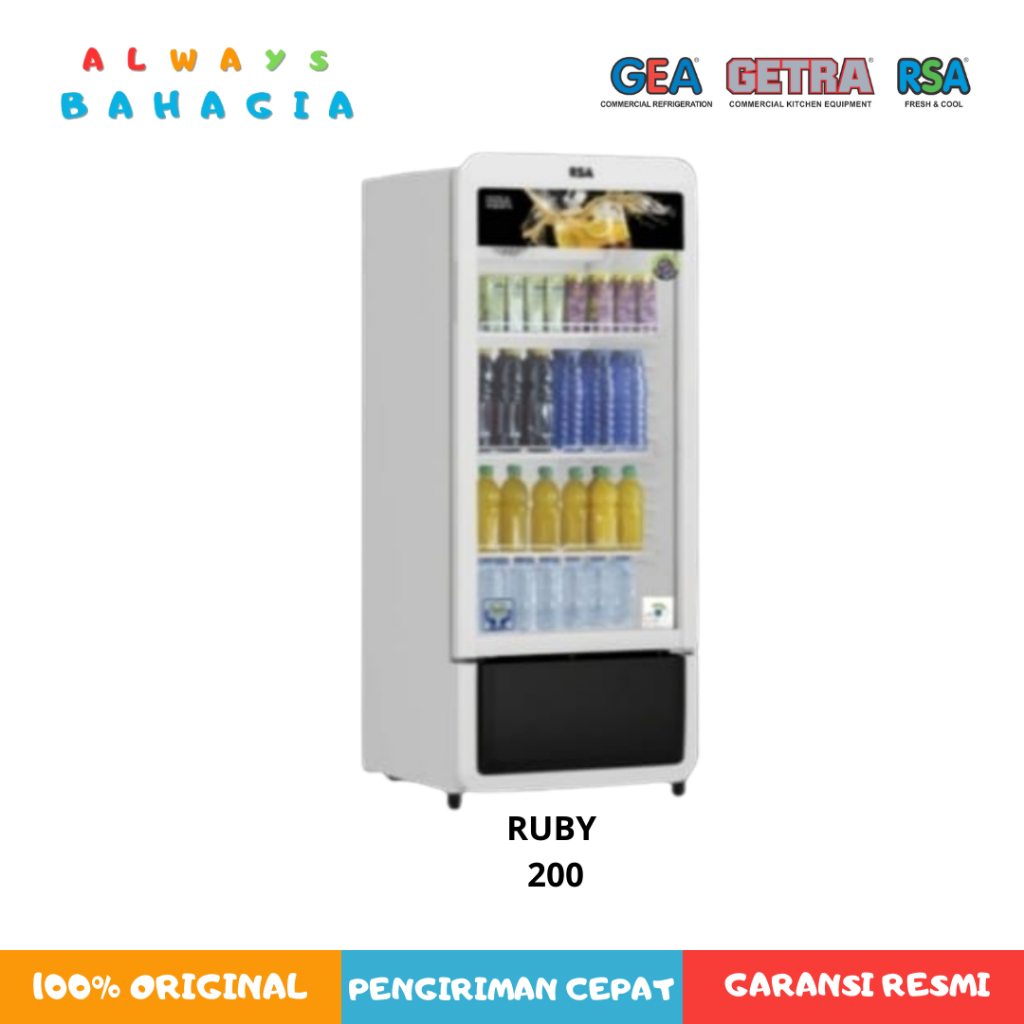 Jual RSA RUBY 240 / NO FROST 4 RAK | Shopee Indonesia