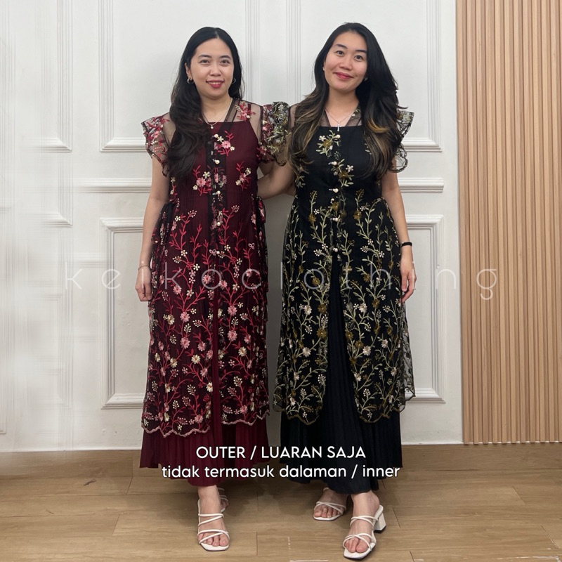 Jual KC - Alice Outer - pakaian wanita outer model dress santai jalan ...